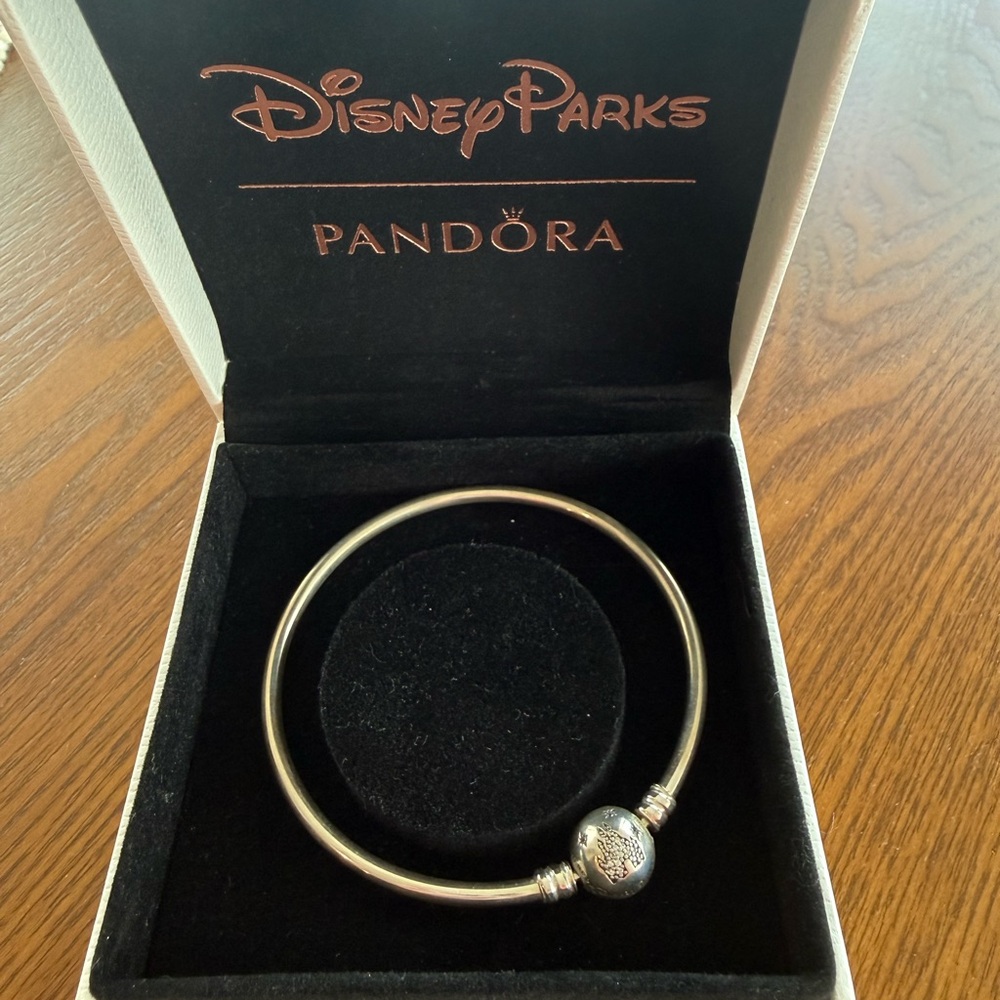 Walt Disney Parks exclusive Pandora  Silver bangle